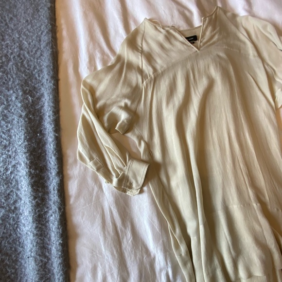 Isabel Marant - beige long sleeve dress - tunic - cotton - Picture 5 of 11
